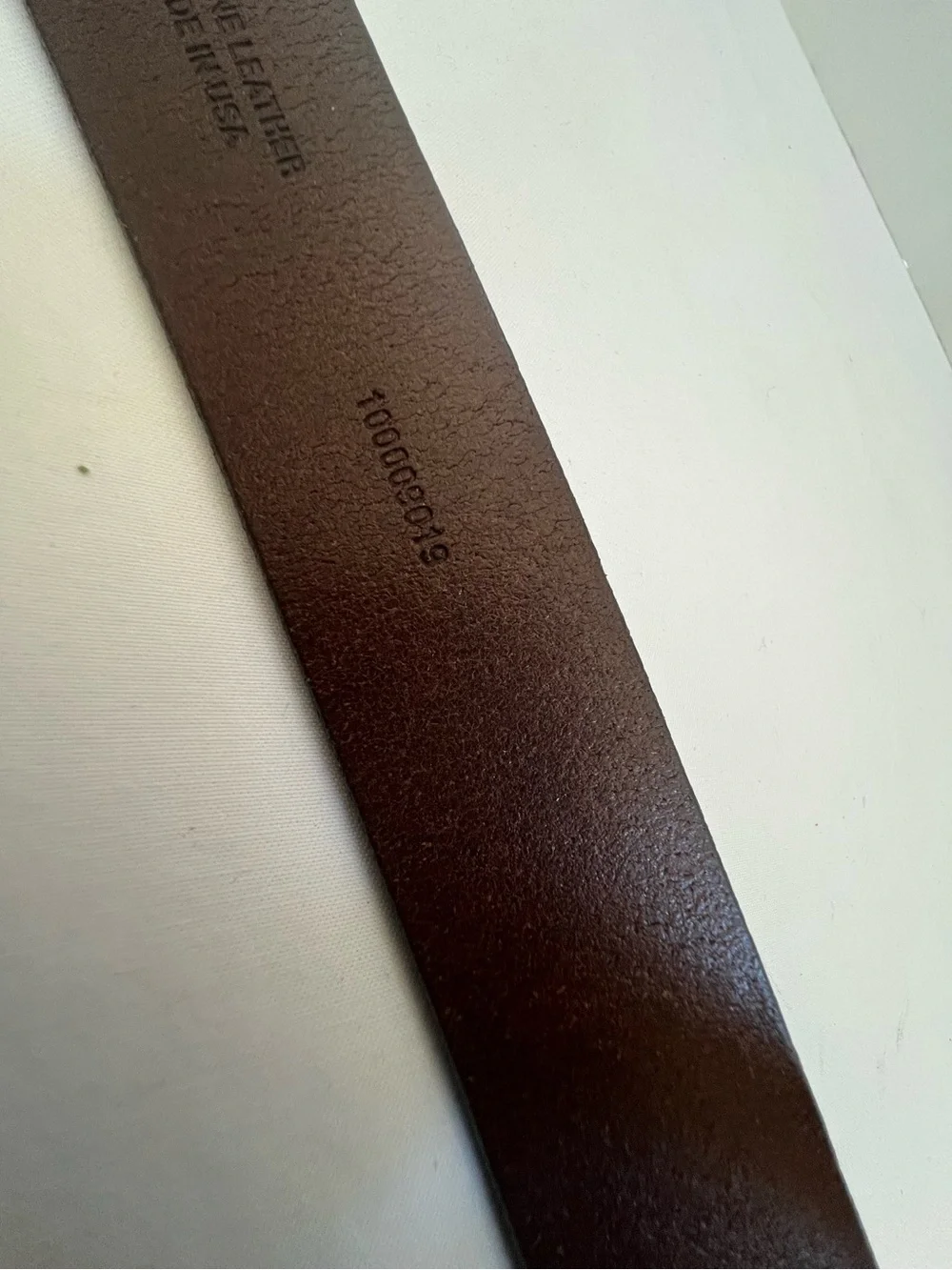 Brooks Brothers Belt Brown Leather With Silver Buckle Men's 42 USA 100009019
